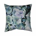 Begin Home Decor 26 x 26 in. Hydrangea Plant-Double Sided Print Indoor Pillow 5541-2626-FL147